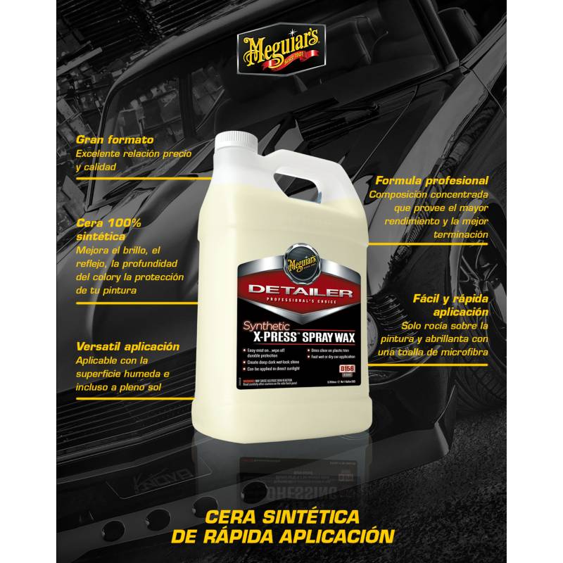 Meguiars Synthetic X-press Spray Wax, X-press car wax, Meguiars X